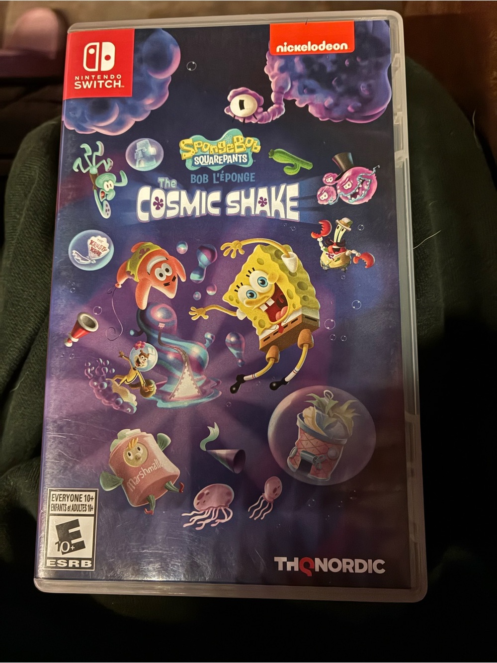 SpongeBob SquarePants: The Cosmic Shake - Nintendo Switch (Purple Cover)